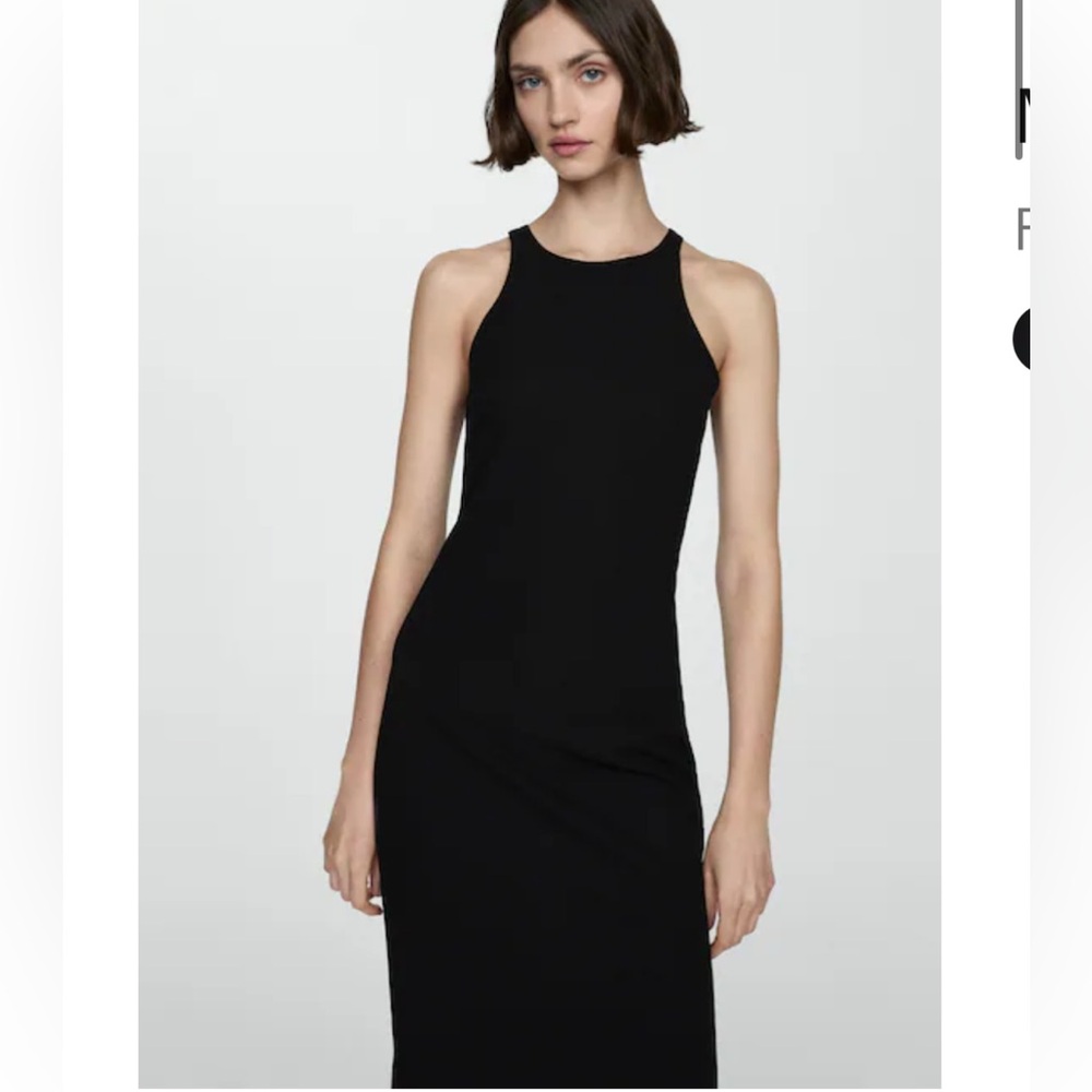 Midi Dress with Slit